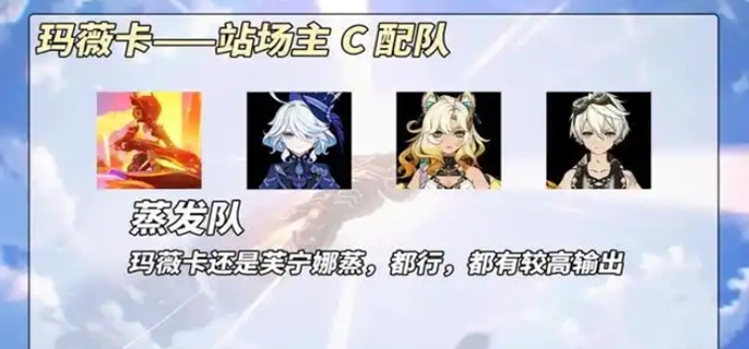 原神玛薇卡强力阵容搭配指南